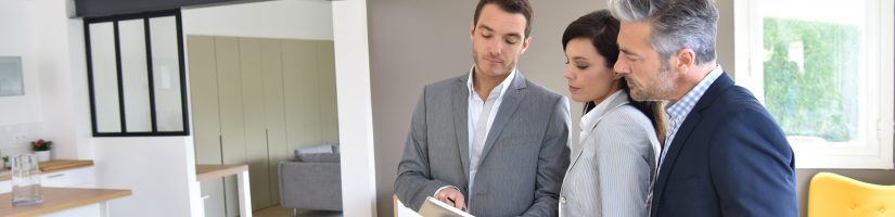 Agent immobilier visite