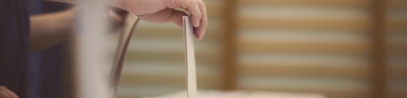 Bandeau urne pour les élections