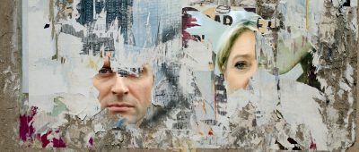 macron le pen affiches élections